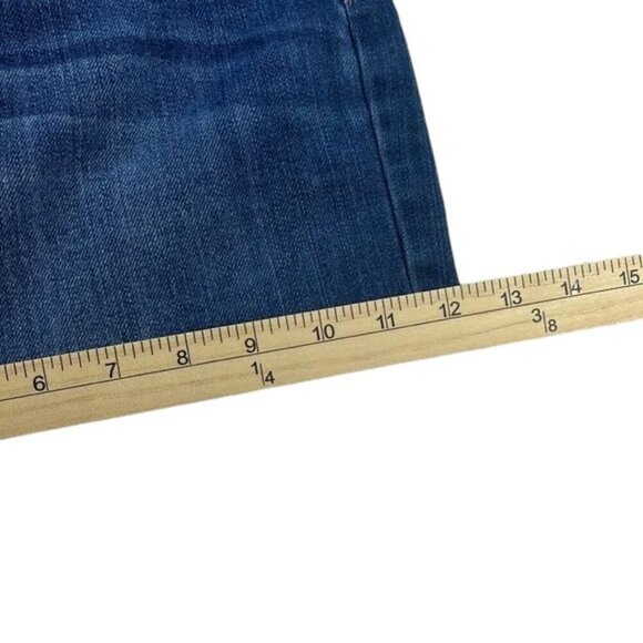 Just Black Shorts Medium Wash Mid Rise Women's Size 32 - Picture 3 of 8